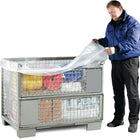 Bolsa de fuelle lateral ( 9000451015 ) HD-PE naturalmente turbio 25 µm