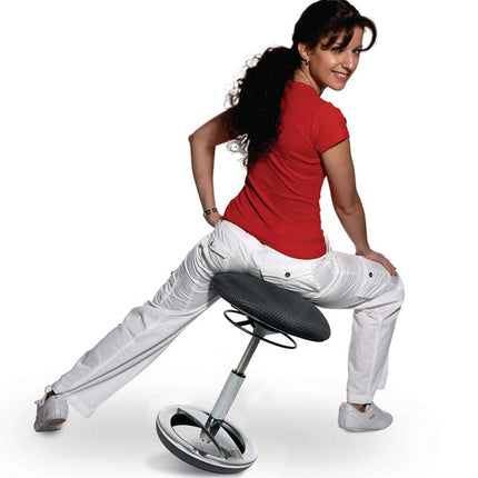 Topstar Hocker ( 9103482820 ) mit Standfußring Sitzhöhenverstellung 440-570 mm