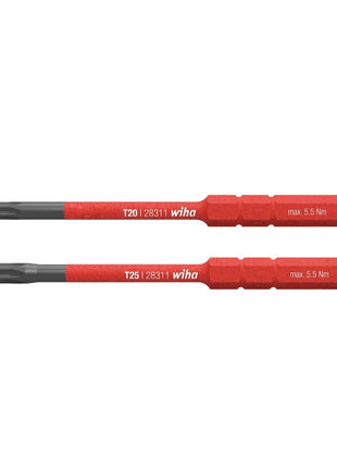 Wiha Bit Set slimBit electric VDE Torx Satz 6 - teilig in praktischer Box ( 42210 ) - Toolbrothers