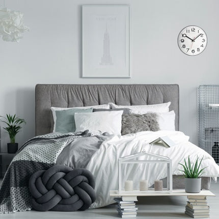 Orologio da parete TFA Dostmann ( 9000486862 ) orologio al quarzo numeri in plastica argento