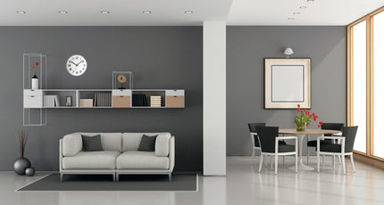 Orologio da parete TFA Dostmann ( 9000486862 ) orologio al quarzo numeri in plastica argento