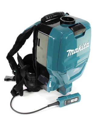 Makita DVC 260 Z 36 V Akku Rucksack Staubsauger (2x 18V) Brushless Solo + Makita Filtersack 2l 10 Stück - ohne Akku und Ladegerät - Toolbrothers