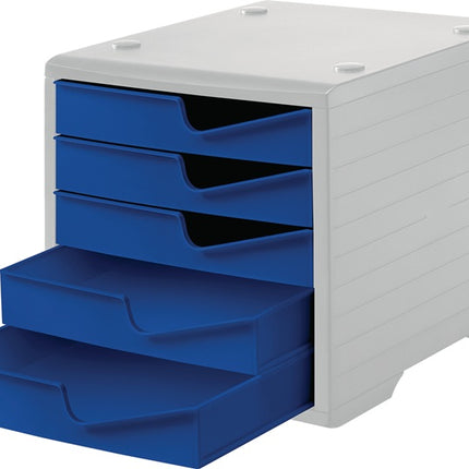 styro storage box ( 9000493474 ) 5 cassetti grigio/blu
