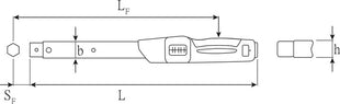 Clé dynamométrique Stahlwille 730N/100 ( 8000332296 ) 200-1000 Nm