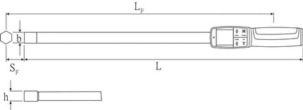 Stahlwille Drehwinkel-/Drehmomentschlüssel 714/6 ( 8000332369 ) 6 - 60 Nm