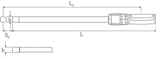 Stahlwille Drehwinkel-/Drehmomentschlüssel 714/10 ( 8000332363 ) 10 - 100 Nm