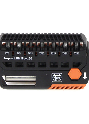 Fein Impact Bit Box 29 mit 7 Bits und 1 magnetischem Bithalter im Bit Organizer ( 60510221010 ) 29mm - Toolbrothers