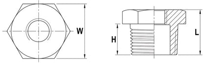 Springer Reduzierstück ( 4500100112 ) NPS=1 ″ NPS2 3/4 ″ L 24 mm