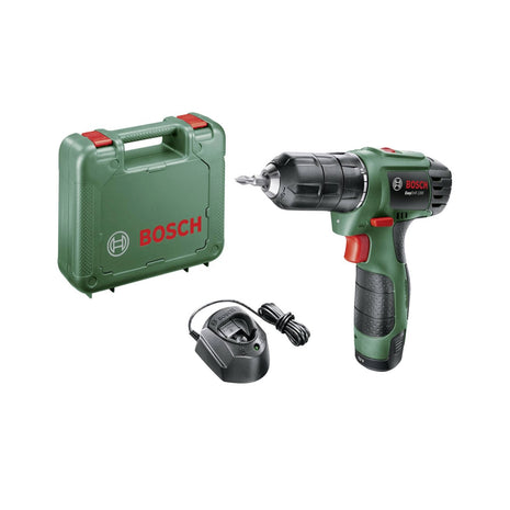 Bosch EasyDrill 1200 Akku Bohrschrauber 12 V im Transportkoffer + 1x 1,5 Ah Akku und Ladegerät + Doppel-Schraubendreherbit ( 06039A210A ) - Toolbrothers