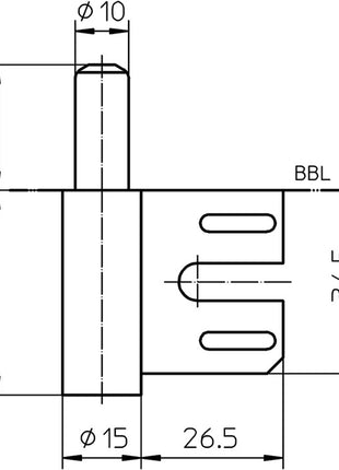 Simonswerk cadre partie V 8100 WF (3000255754) acier nickelé