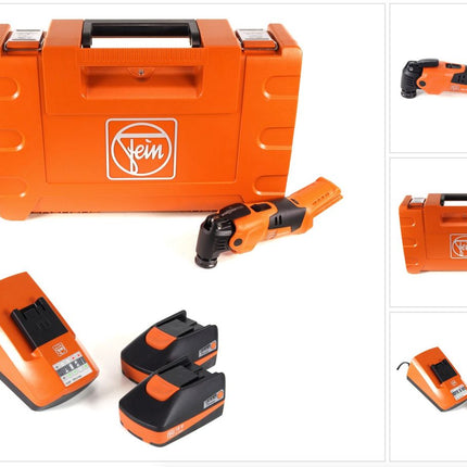 FEIN AFMM 18 QSL C 18 V Li-Ion Akku Oszillierer MultiMaster im Koffer + 2 x 2,5 Ah Akku + Ladegerät - Toolbrothers