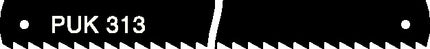 PUK saw blade ( 4000814022 ) blade length 150 mm blade width 6 mm for wood