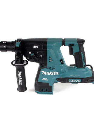 Makita DHR 281 PG4J Brushless Akku Bohrhammer 28 mm 2x 18 V fuer SDS PLUS mit Schnellwechselfutter im Makpac 4x 6 0 Ah Akku Doppelladegeraet 2 - toolbrothers