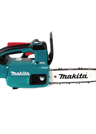 Makita DUC 254 Z Akku Kettensäge 18 V 25 cm Brushless + Ersatzschiene & -Sägekette + Kettenschutz - ohne Akku, ohne Ladegerät - Toolbrothers