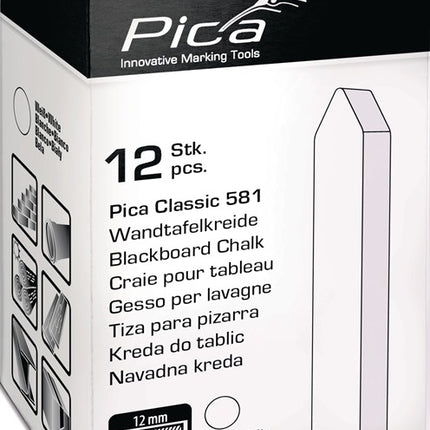 Pica blackboard chalk Classic ( 4000871432 ) white