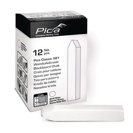 Pica blackboard chalk Classic ( 4000871432 ) white
