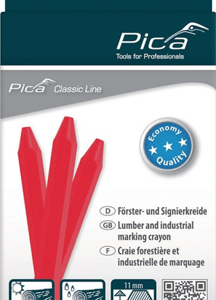 Craie de signalisation Pica Classic ECO 591 ( 4000871383 ) rouge