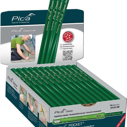 Pica stone carver's pencil Classic 541 ( 4000871354 ) length 30 cm unsharpened