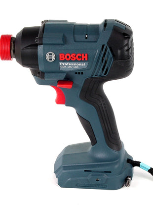 Bosch GDX 18 V-180 Li-Ion Akku Drehschlagschrauber Solo 180 Nm, 1/4" Innensechskant, 1/2" Außenvierkant + Steckschlüssel + 32 tlg. Bit-Set - ohne Akku, ohne Ladegerät - Toolbrothers