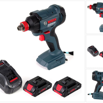 Bosch GDX 18 V-180 Li-Ion Akku Drehschlagschrauber + 2 x 4,0 Ah ProCore Akku + Ladegerät - Toolbrothers
