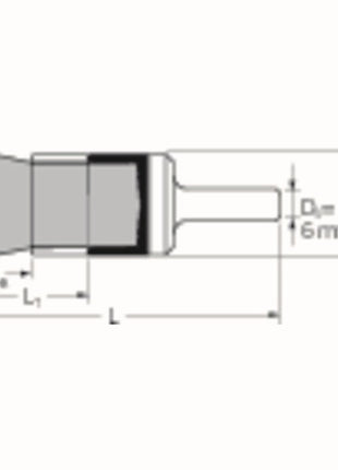 PFERD Pinselbürste PBUR ST ( 8000432666 ) Ø 20 mm Schaft Drahtstärke 0,2 mm 12500 min-¹