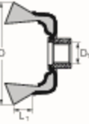 PFERD Topfbürste POS TBG ST ( 8000435482 ) Ø 65 mm M14 Drahtstärke 0,5 mm