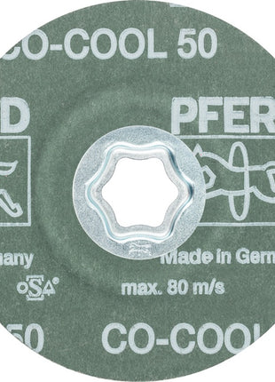 PFERD Fiberscheibe COMBICLICK CO-COOL ( 4000843478 ) Ø 115 mm Körnung 50 Keramikkorn