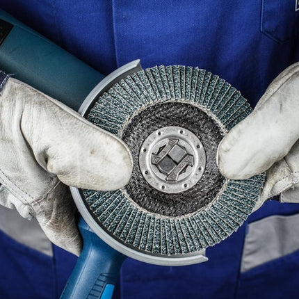 Disco lamellare PFERD X-LOCK PSF Z STEELOX ( 4000840252 ) Ø 125 mm granulometria 40 conica