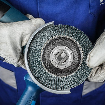 Disco lamellare PFERD X-LOCK PSF Z STEELOX ( 4000840252 ) Ø 125 mm granulometria 40 conica