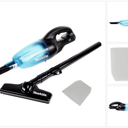 Makita DCL 180 ZB Akku Staubsauger 18 V Schwarz + 10x Staubsack - ohne Akku, ohne Ladegerät - Toolbrothers