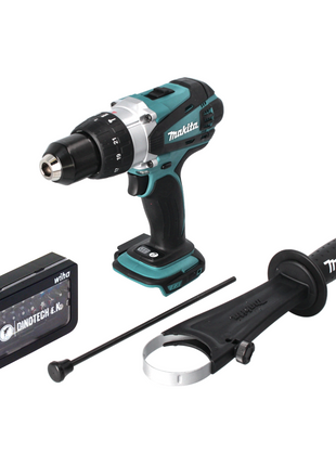 Makita DHP 458 Z Akku Schlagbohrschrauber 18 V 91 Nm + 31 tlg. Bit Set Dinotech Edition - ohne Akku, ohne Ladegerät - Toolbrothers