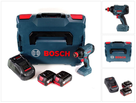 Bosch GDX 18 V-180 18 V Li-Ion Akku Drehschlagschrauber mit 180 Nm in L-Boxx + 2 x 3,0 Ah Akku + Ladegerät - Toolbrothers