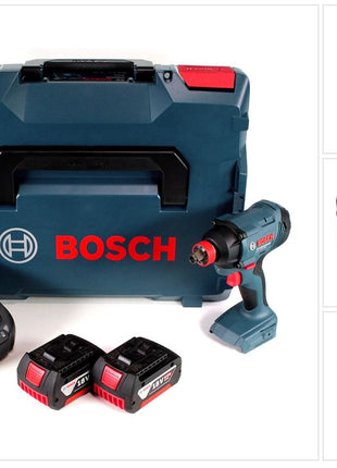 Bosch GDX 18 V-180 18 V Li-Ion Akku Drehschlagschrauber mit 180 Nm in L-Boxx + 2 x 6,0 Ah Akku + Ladegerät - Toolbrothers