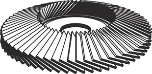 Klingspor Fächerscheibe SMT 800 ( 4000844470 ) Ø 115 mm Körnung medium 12° gewölbt