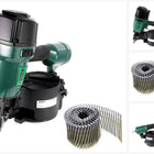 Prebena 7F-CNW90-S01 Druckluftnagler für Coilnägel Type CNW von 45-90mm + Prebena CNW31/90BKRI Coilnägel Ringschaft 3600 Stück - Toolbrothers