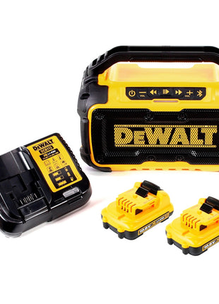 DeWalt DCR 011 Akku Bluetooth Lautsprecher 10,8-18V + 2x Akku 2,0Ah + Ladegerät - Toolbrothers