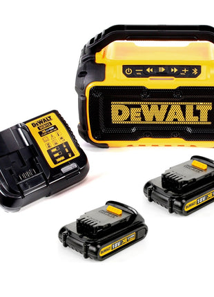 DeWalt DCR 01 Akku Bluetooth Lautsprecher 10,8-18V + 2x Akku 1,5Ah + Ladegerät - Toolbrothers