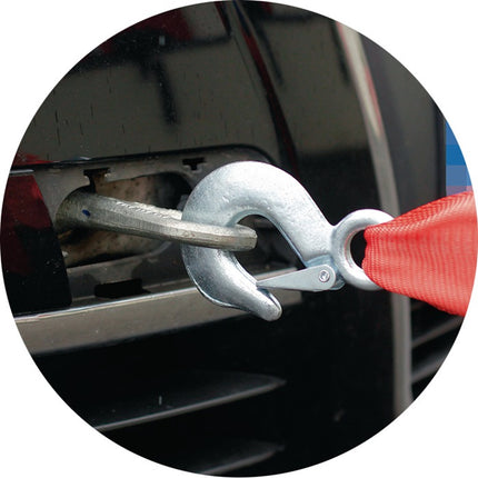 Lina holownicza do samochodu (4000818638) 4000 kg polipropylenowa elastyczna długość 400 cm