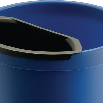 Helit contenitore per rifiuti ( 9000468499 ) plastica nera 6 l