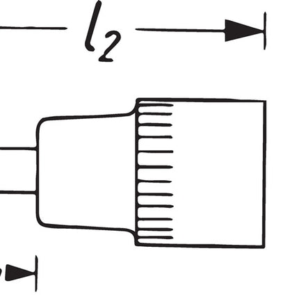 Hazet Douille 8507 ( 8000466406 ) 1/4 ″ PZ Longueur 28 mm