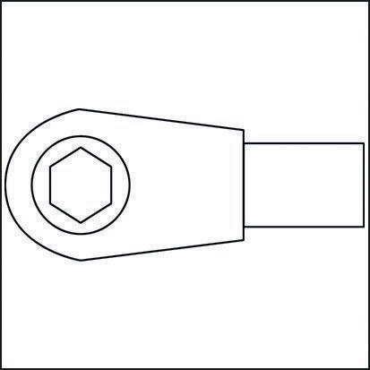 Grzechotka dwustronna z wkładką Hazet 6408 ( 8000463095 ) 9 x 12 mm 1/4 "