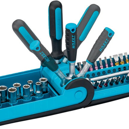Set di chiavi a bussola Hazet 856-1HP ( 8000753595 ) 38 pezzi 1/4 ″ Numero di denti 90 esagono