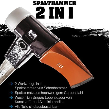 Halder SIMPLEX splitting hammer ( 4000815572 ) 4100 g Handle length 850 mm