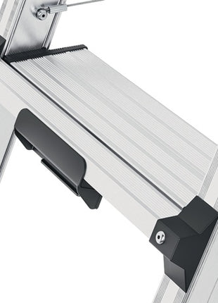 Hailo Stufenstehleiter D100 Topline ( 9000463145 ) Aluminium Stufen 2 x 4 - 2 x 6 teleskopierbar