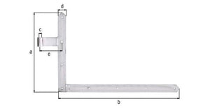 GAH Alberts Torwinkelband ( 8001514106 ) 400x600x40x105mm links unten 5 mm