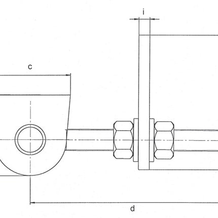 GAH Bisagra regulable Alberts ( 3000255577 ) 170x30x80x150x34x65x18x8mm
