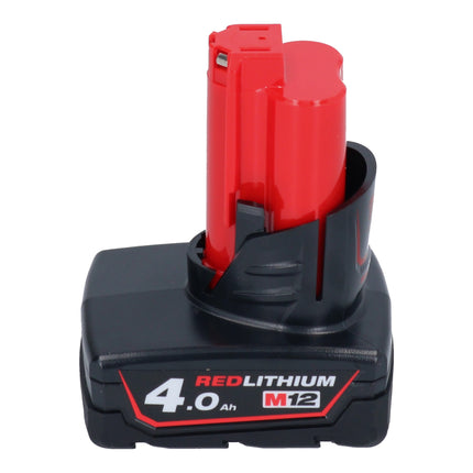 Milwaukee M12 FQID-401 akumulatorowy klucz udarowy 12 V 50 Nm 1/4" bezszczotkowy + 1x akumulator 4,0 Ah - bez ładowarki