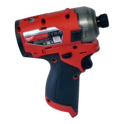 Milwaukee M12 FQID-602 Akku Schlagschrauber 12 V 50 Nm 1/4" Brushless + 2x Akku 6,0 Ah + Ladegerät