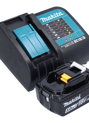 Makita DHR 171 ST1X3 marteau perforateur sur batterie 18 V 1,2 J SDS-Plus sans balais + 1 batterie 5,0 Ah + chargeur + jeu d'accessoires 65 pièces + mallette