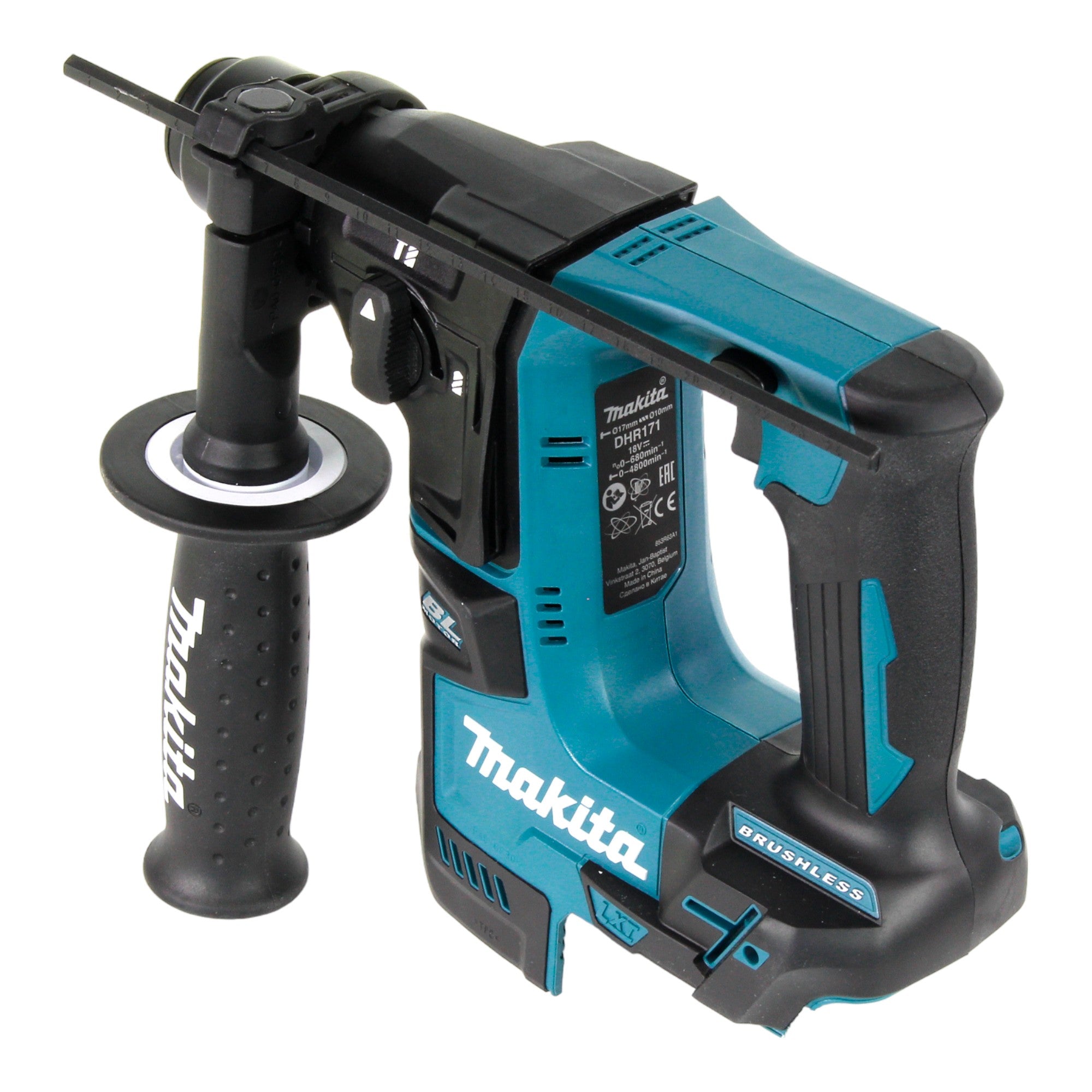 Makita DHR 171 RA1X3 Akku Bohrhammer 18 V 1 2 J SDS Plus Brushless 1x Akku 2 0 Ah Ladegeraet 65 tlg Zubehoer Set Koffer 4 - toolbrothers